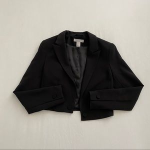 H & M Black Cropped Blazer